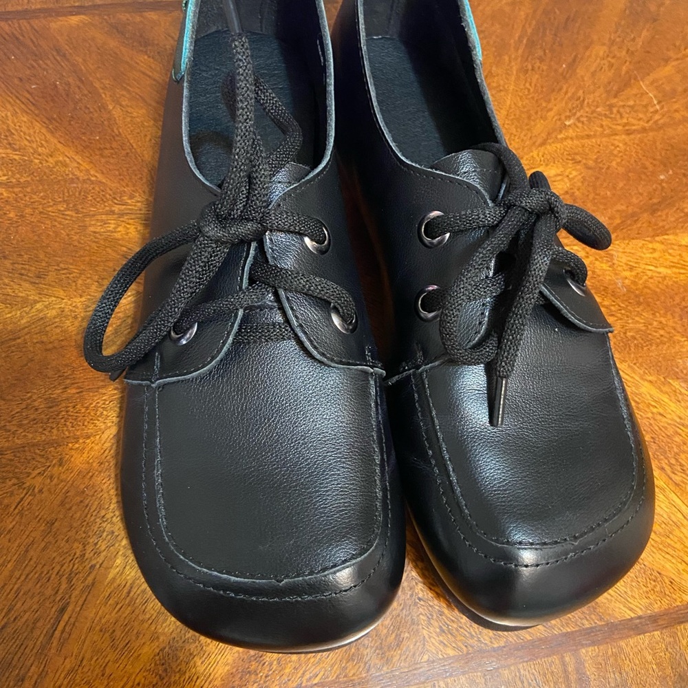 Black Leather Oxford Shoes 40 - Picture 7 of 7